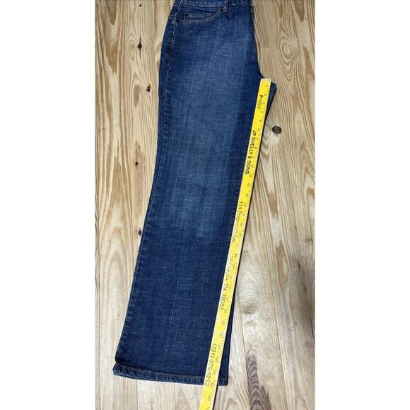 Hillard & Hanson Women’s Denim Blue Stretch Bootcut Jeans Size 10 Petite - Picture 6 of 6